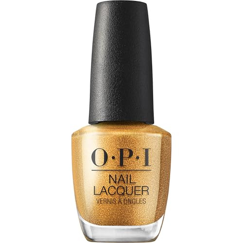 OPI Nail Lacquer Nougat by Nature | Semi-Sheer Bright Warm Dark Gold Shimmer Chip Resistant Nail Polish | Good Enough to Treat Collection | Holiday 2025 | Amazon (US)