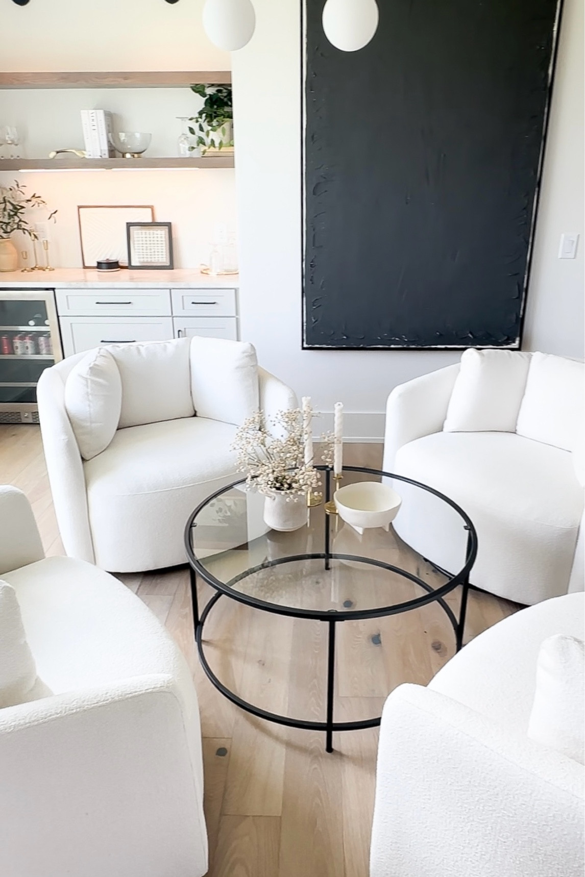 Bar lounge ✨ also I get lots of questions about the oversized art and unfortunately it was a DIY so I can’t link 🤍 

#LTKSaleAlert #LTKFindsUnder100 #LTKHome