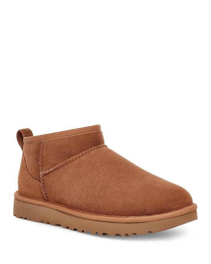 Women's Classic Ultra Mini Shearling Booties | Bloomingdale's (US)