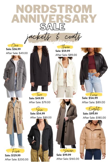 Nordstrom Anniversary Sale Jackets & Coats Edition

nsale, Nordstrom sale, anniversary sale, jackets under $100, coat sale, fall coats, fall jackets

#LTKstyletip #LTKxNSale #LTKsalealert