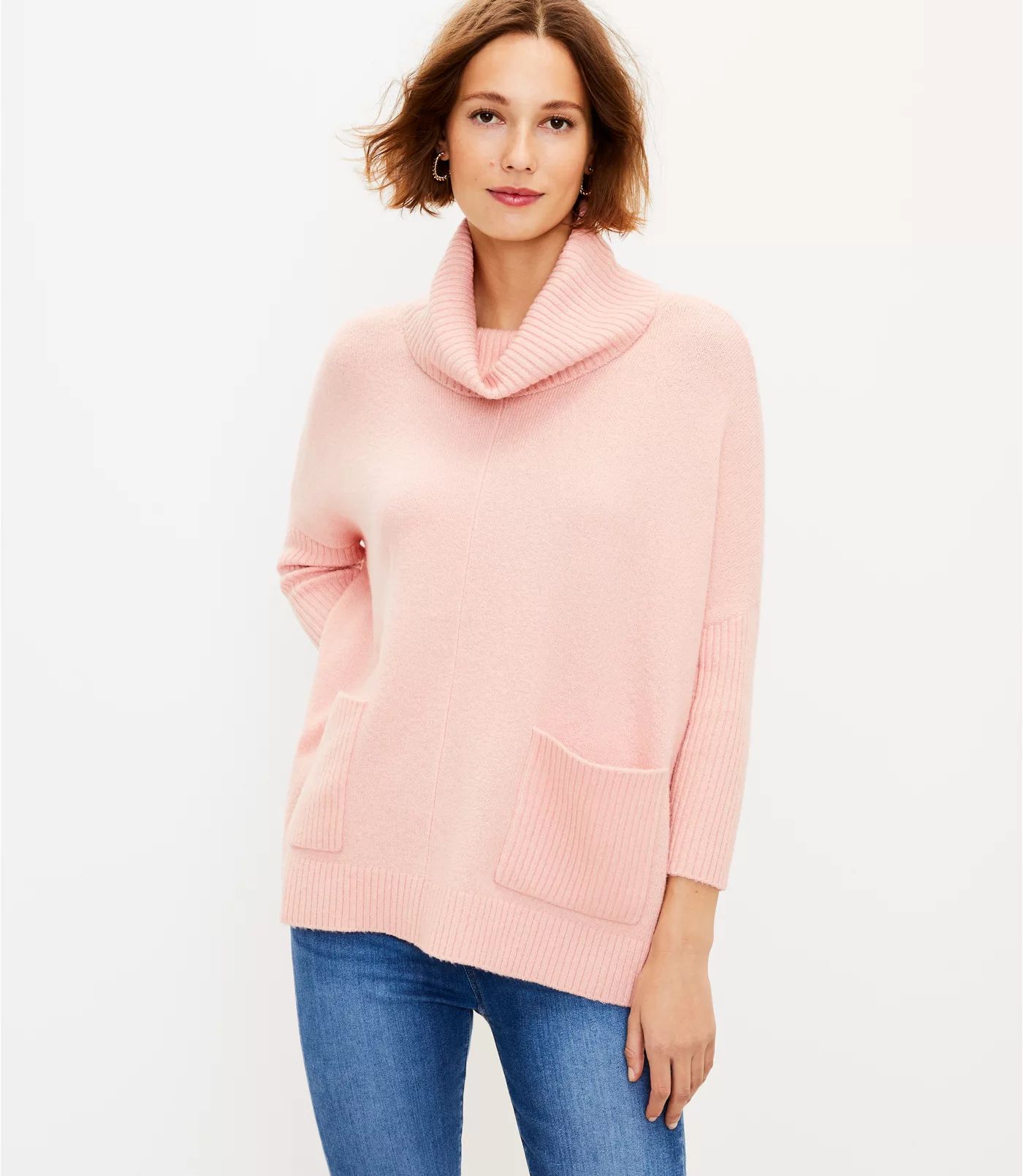 Pocket Poncho Sweater | LOFT | LOFT