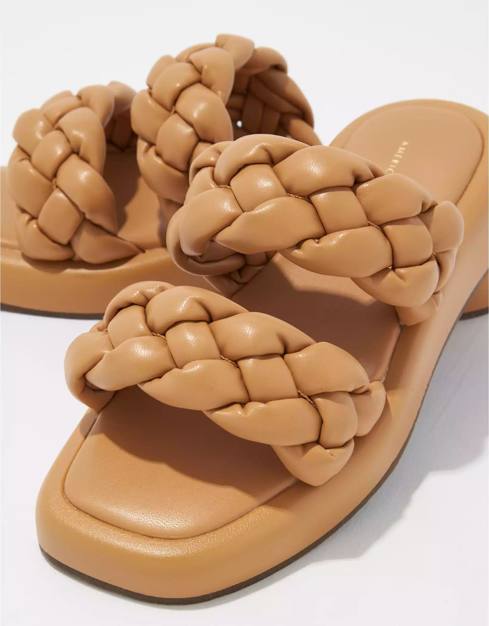 AE Puffy Double Braid Sandal | American Eagle Outfitters (US & CA)
