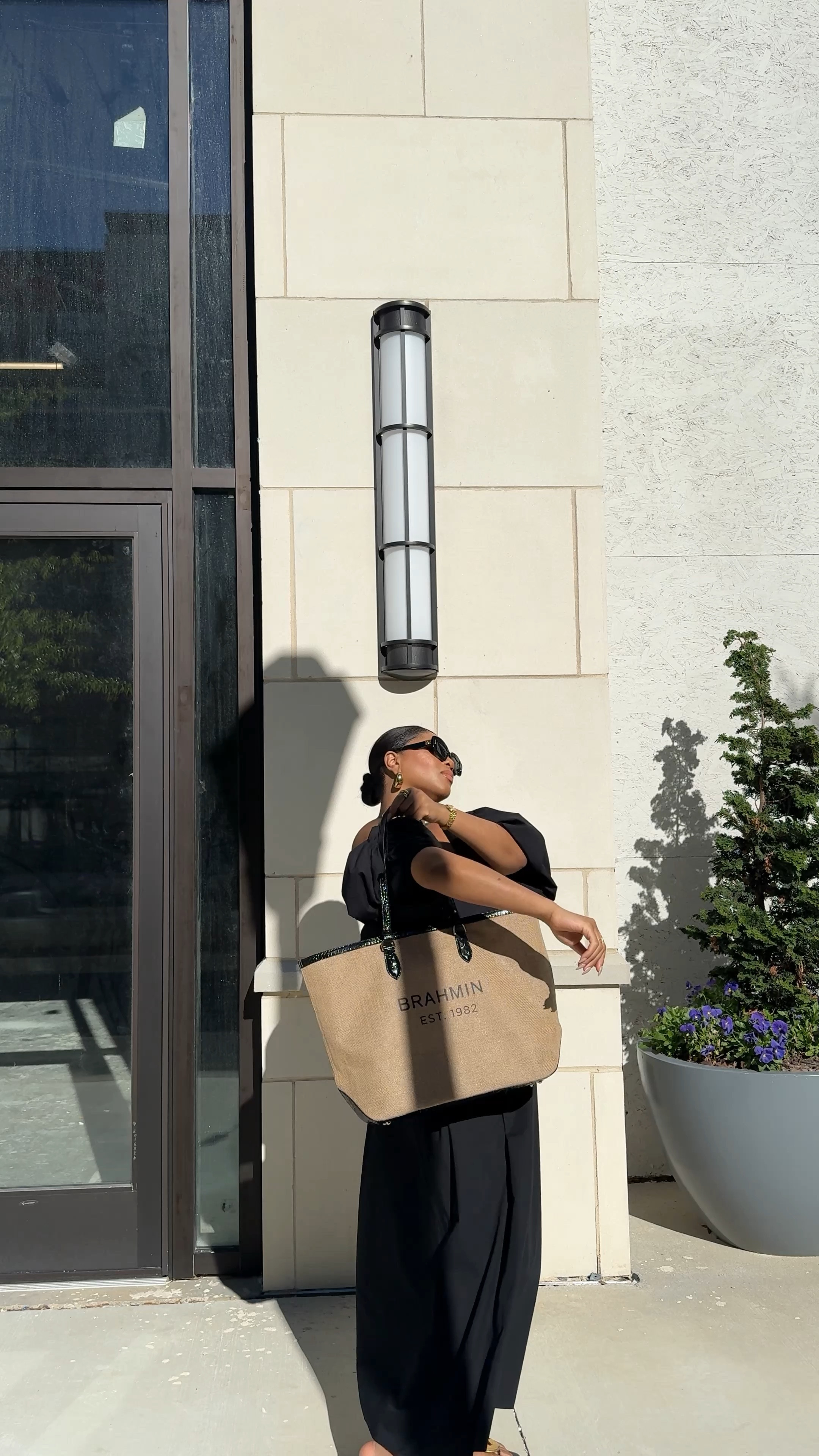 Summer tote bag season is in full effect! Love this Brahmin Brooklyn tote #totebag #springfashioj #maxidress 

#LTKstyletip