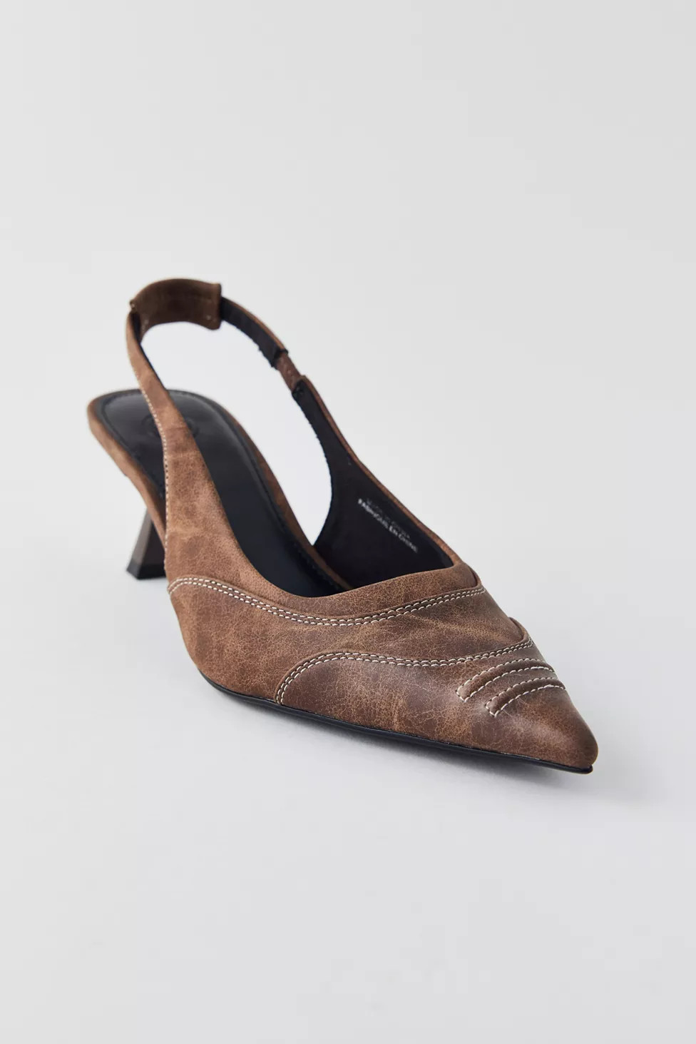 UO Capri Moto Slingback Heel | Urban Outfitters (US and RoW)