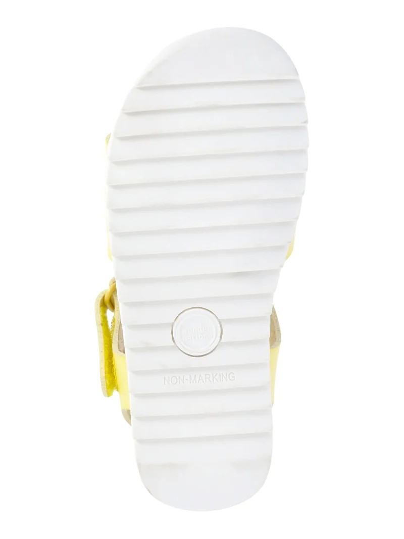 Wonder Nation Baby and Toddler Girls Bow Sandals | Walmart (US)