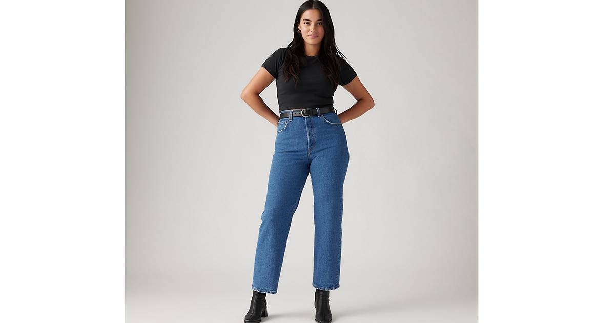 Ribcage Straight Ankle Women's Jeans - Medium Wash | Levi's® US | LEVI'S (US)