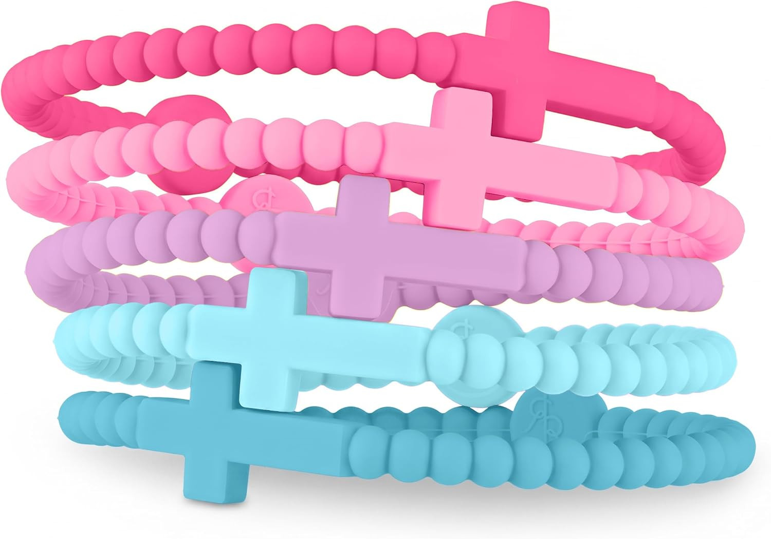 Ryan & Rose Jesus Bracelets - Cross Silicone Bracelet | Amazon (US)