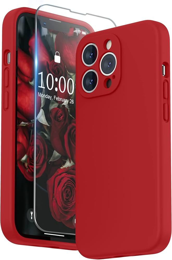 SURPHY Compatible with iPhone 13 Pro Case with Screen Protector, (Camera Protection + Soft Microf... | Amazon (US)