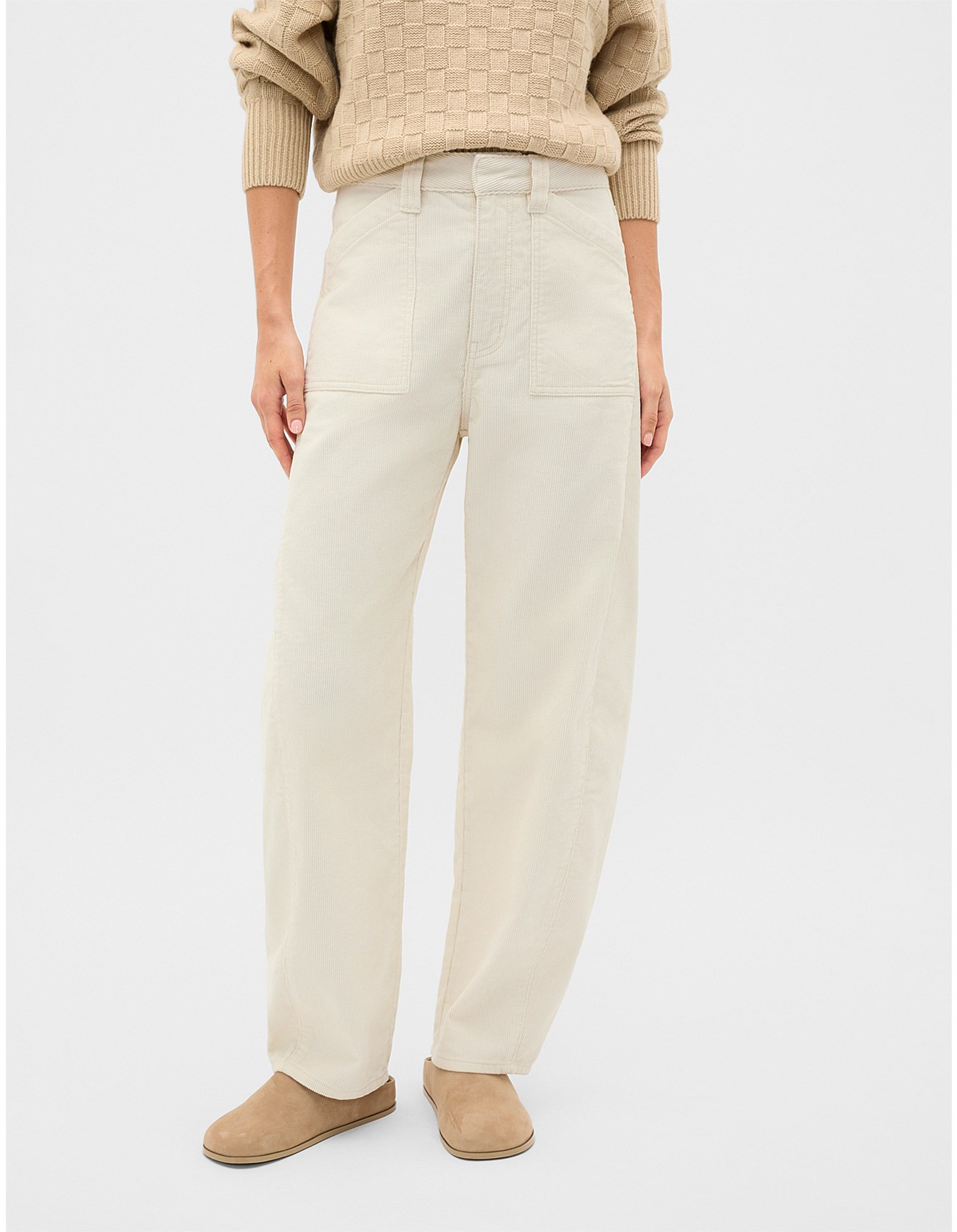 CORD BARREL PANT | David Jones (Australia & New Zealand)