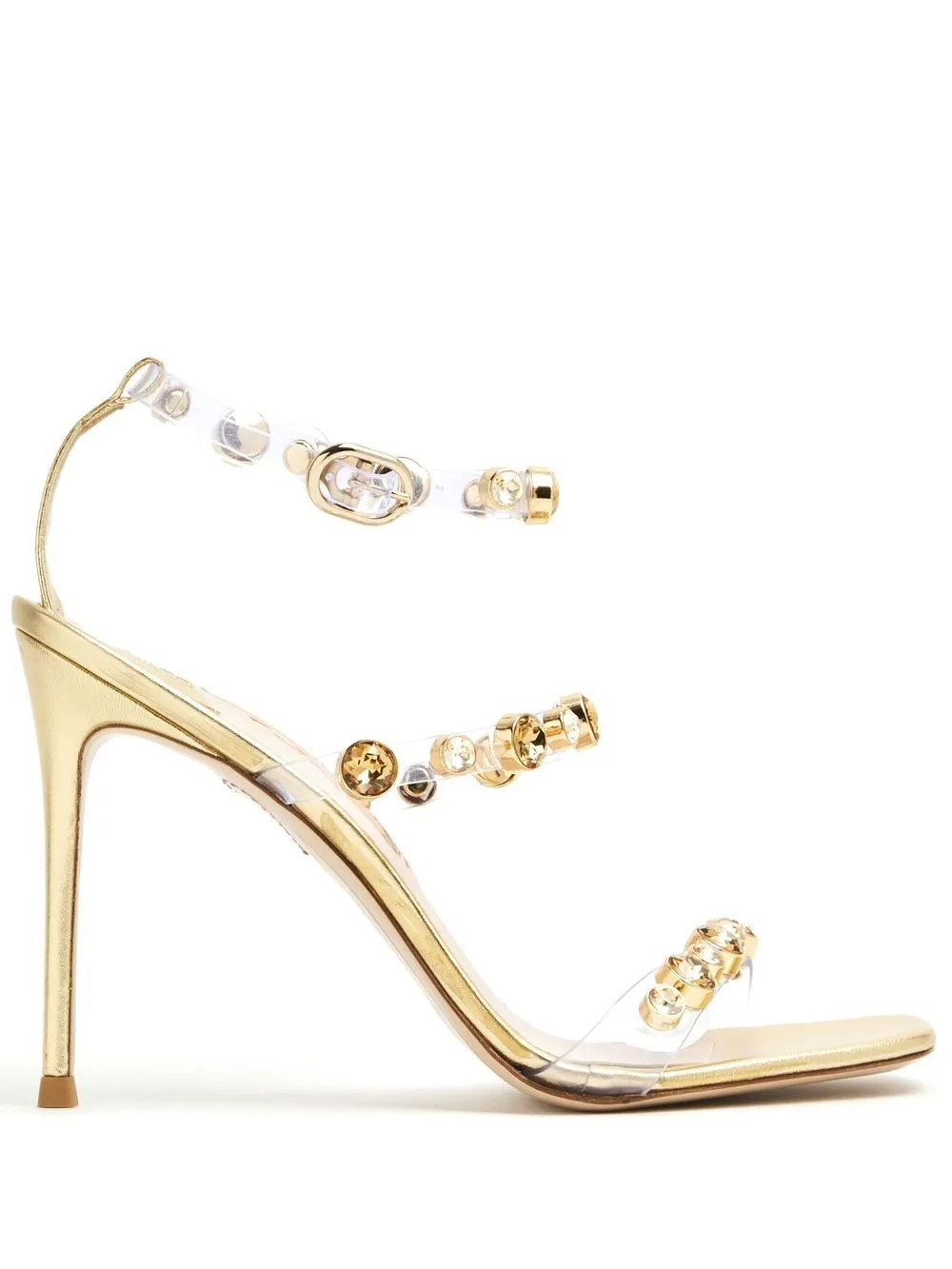 Sophia Webster Rosalind 100mm gem-embellished Sandals | Yellow | FARFETCH | Farfetch Global