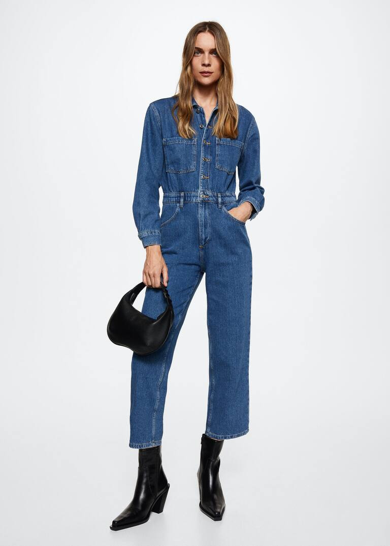 Wide-leg jeans with pockets -  Women | Mango United Kingdom | MANGO (UK)