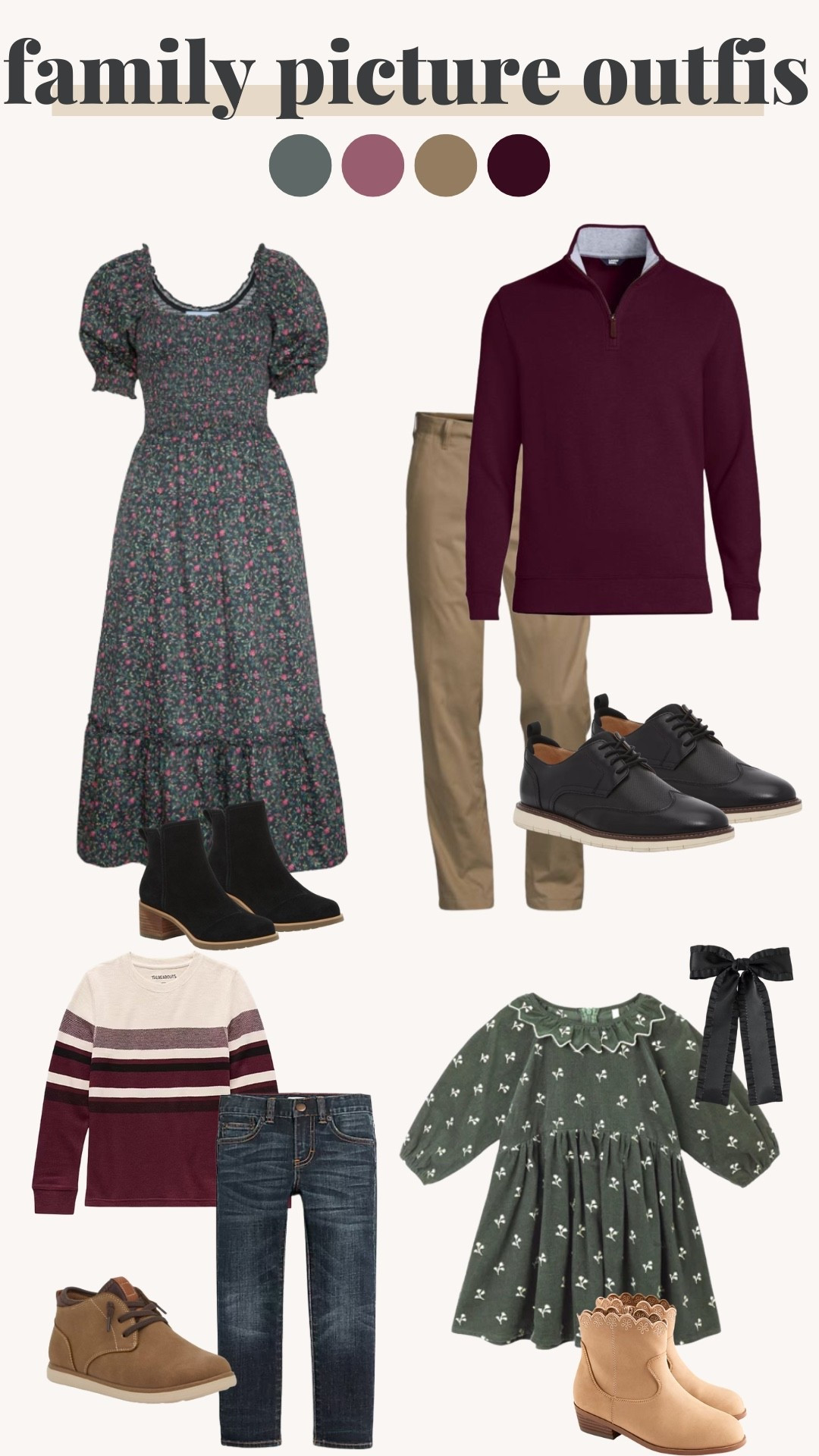 Family picture outfits! 


Fall, holiday, Christmas, women’s fashion, men’s fashion, girls, boys, dress, shoes 

#LTKShoeCrush #LTKStyleTip #LTKFamily