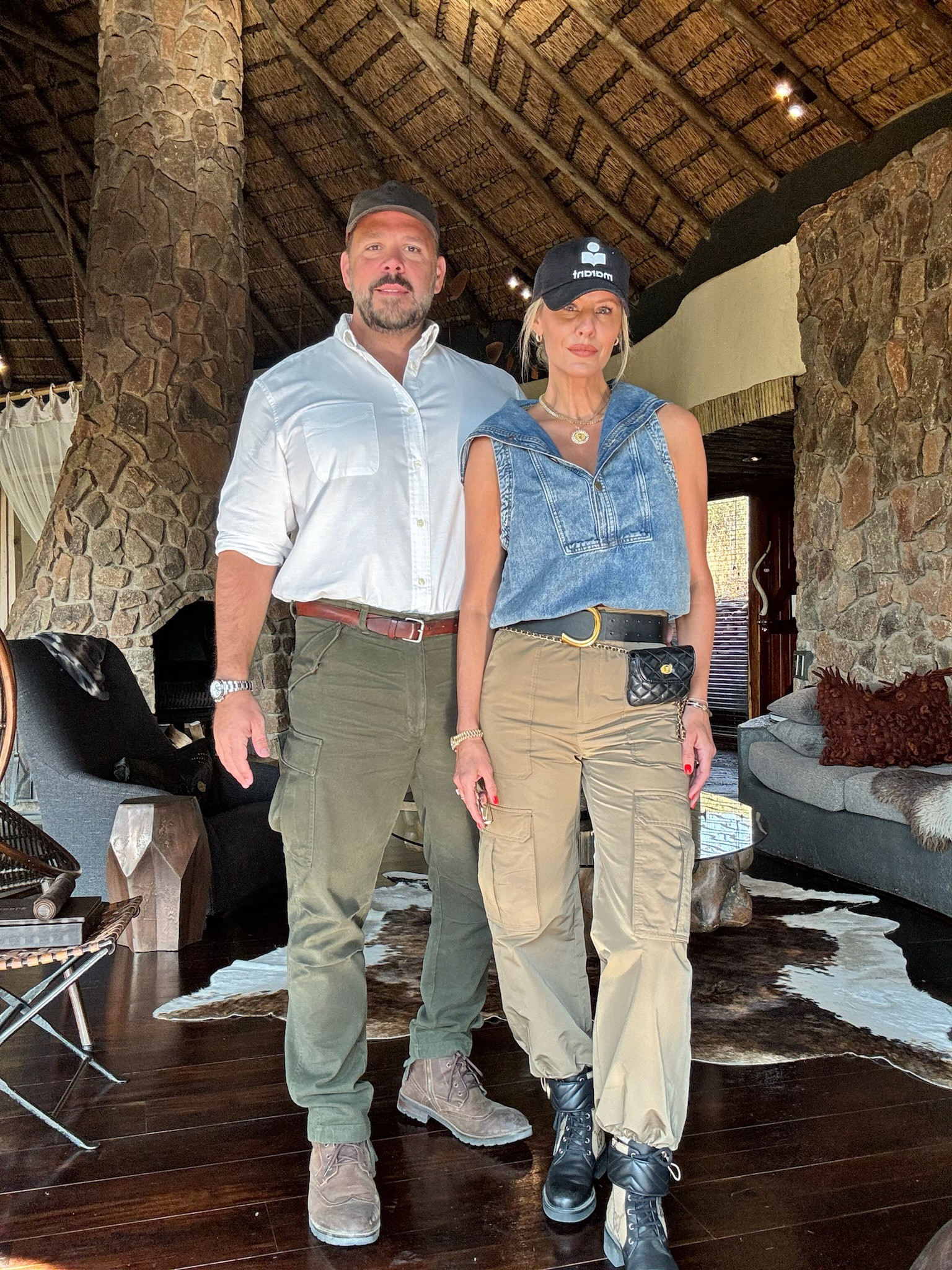 Kyle and I’s last safari look! My top and pants are both on major sale but very low stock! 

Sizing: small in the vest and a 4 in the cargo pants (they have no stretch btw) 

#LTKTravel #LTKSaleAlert #LTKMens