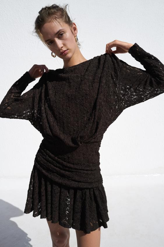 SHORT LACE DRESS | Zara UK