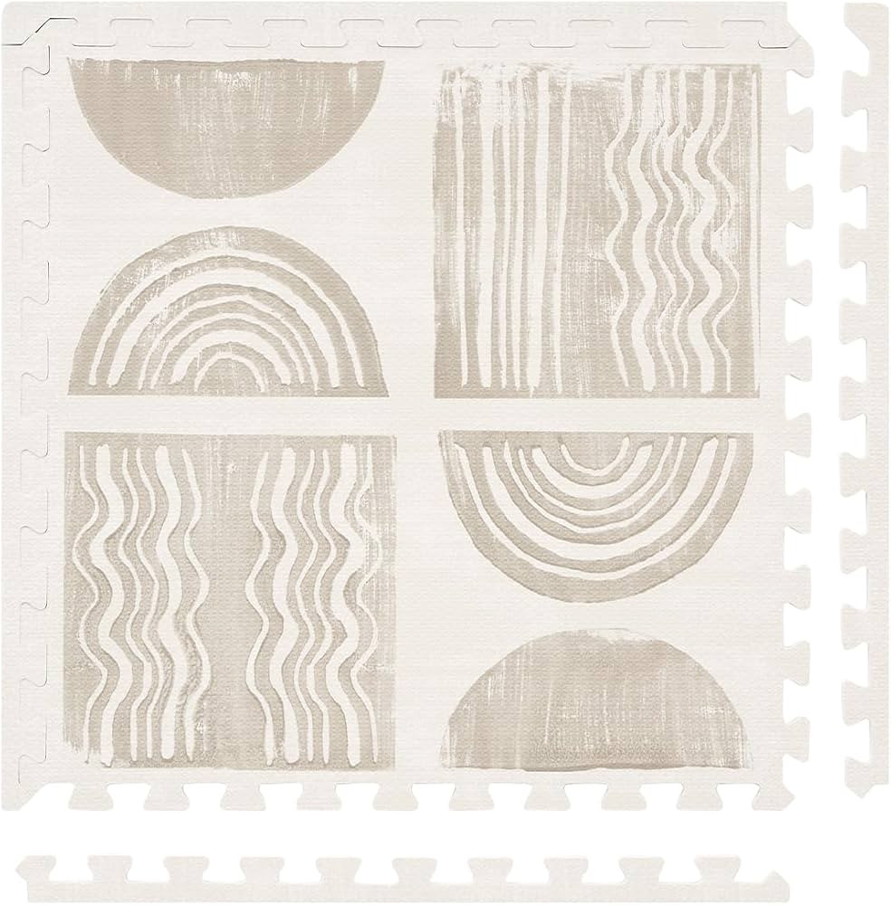 Baby Play Mat – 4x8 Pebble Ada – Set of 8 Tiles – Cushioned EVA Foam Play Mat for Floor, So... | Amazon (US)