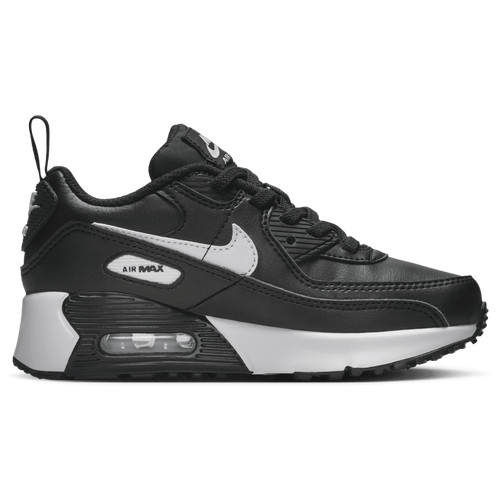 Boys Preschool Nike Nike Air Max 90 EasyOn - Boys' Preschool Shoe White/Black/Black Size 02.0 | Kids Foot Locker (US)
