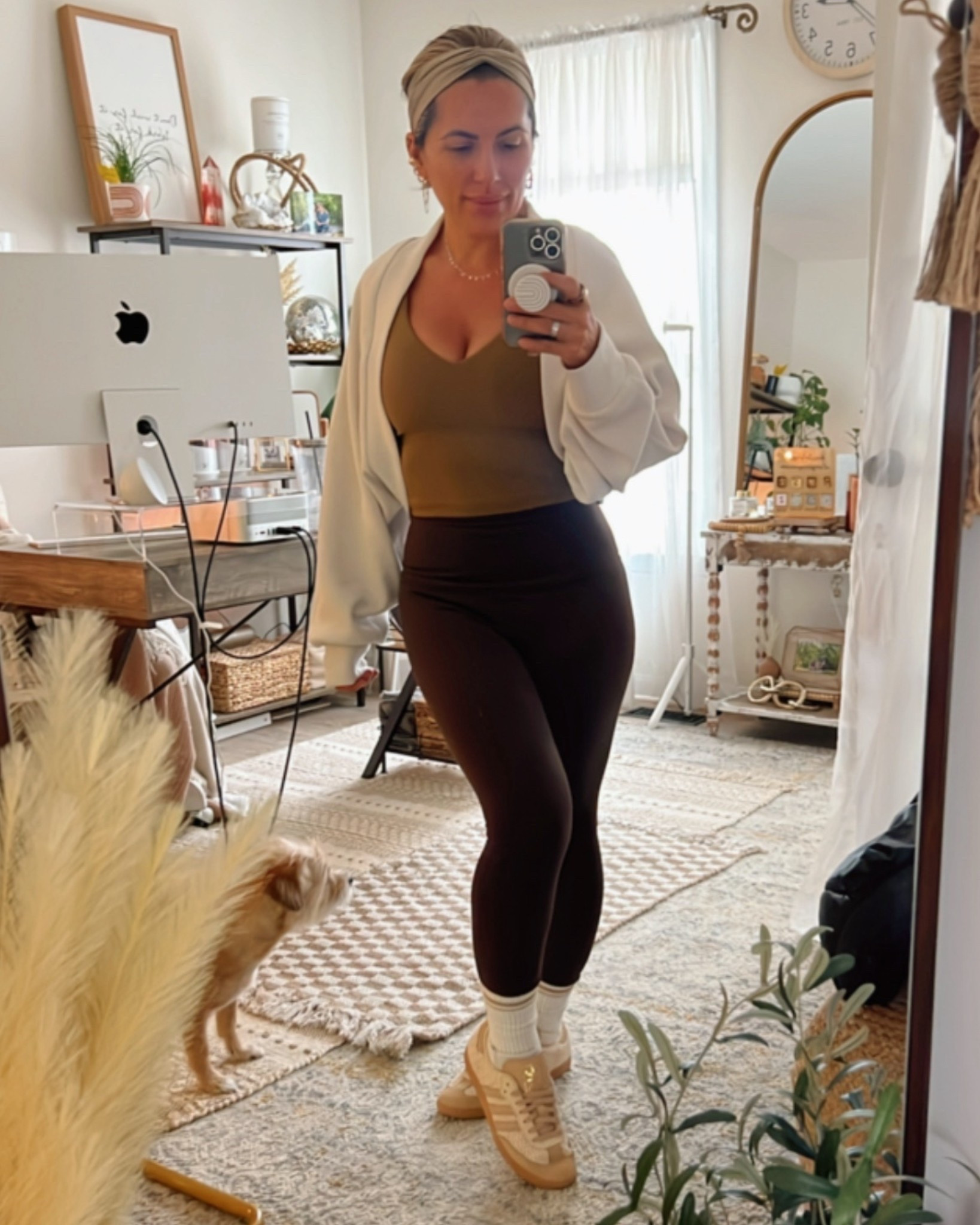Loving this cream bolero as an active wear cover up going into Fall. I bought it in both colors. I can wear my tts x small and a small. Shoes true to size.

#LTKShoeCrush #LTKStyleTip #LTKActive