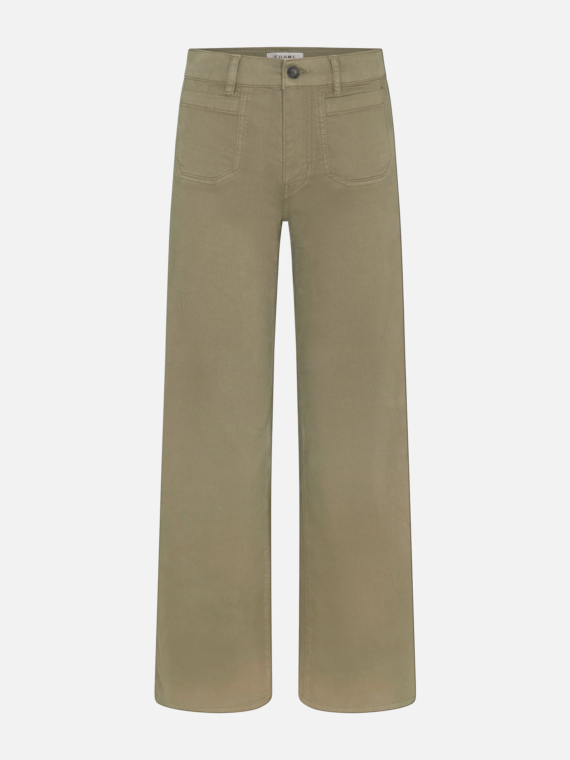 Le Slim Palazzo Modernist Pocket -- Grasshopper | Frame Denim