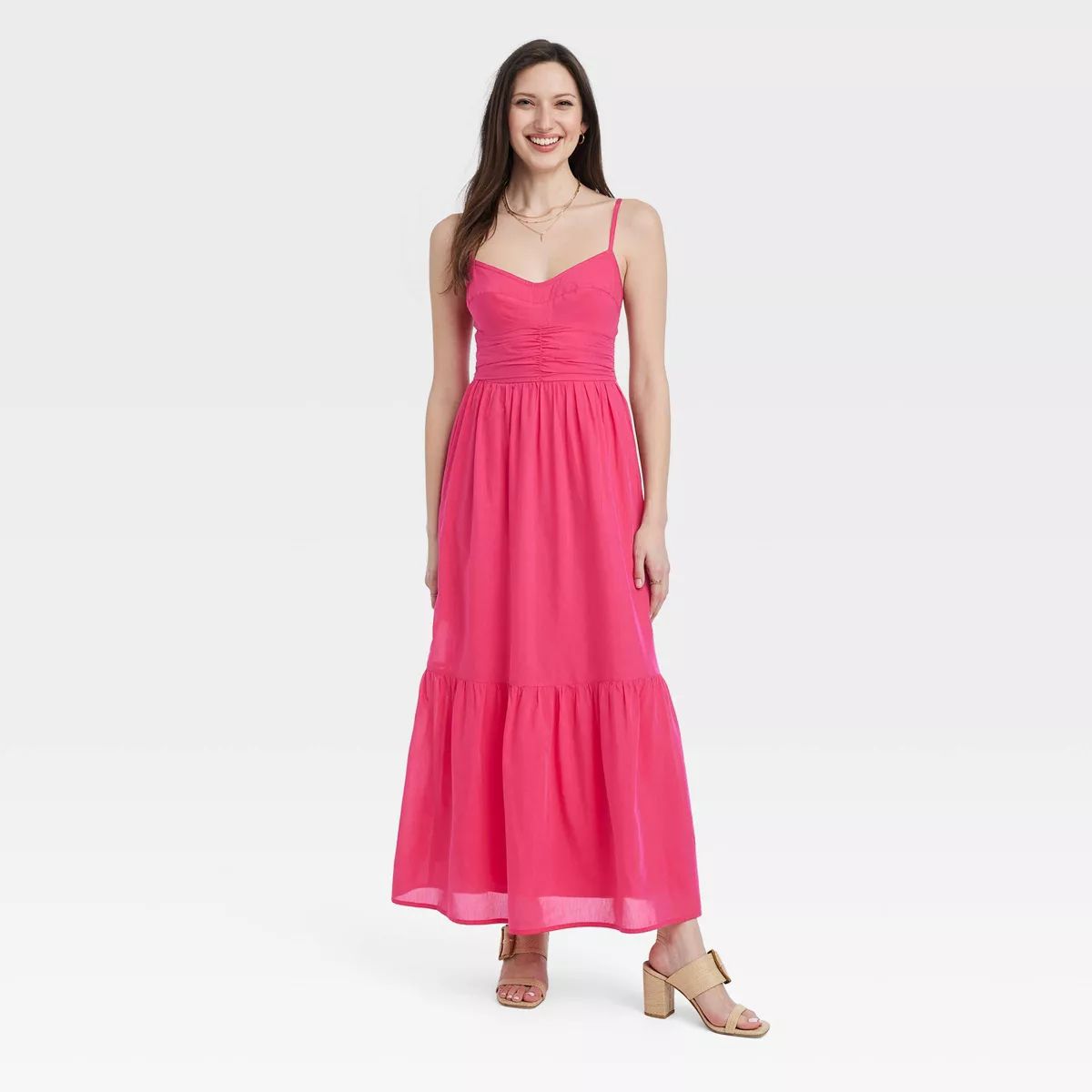 Women's Maxi Sundress - Universal Thread™ Pink M | Target