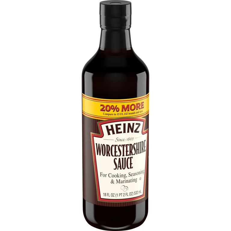 Heinz Worcestershire Sauce, 18 fl oz Bottle | Walmart (US)
