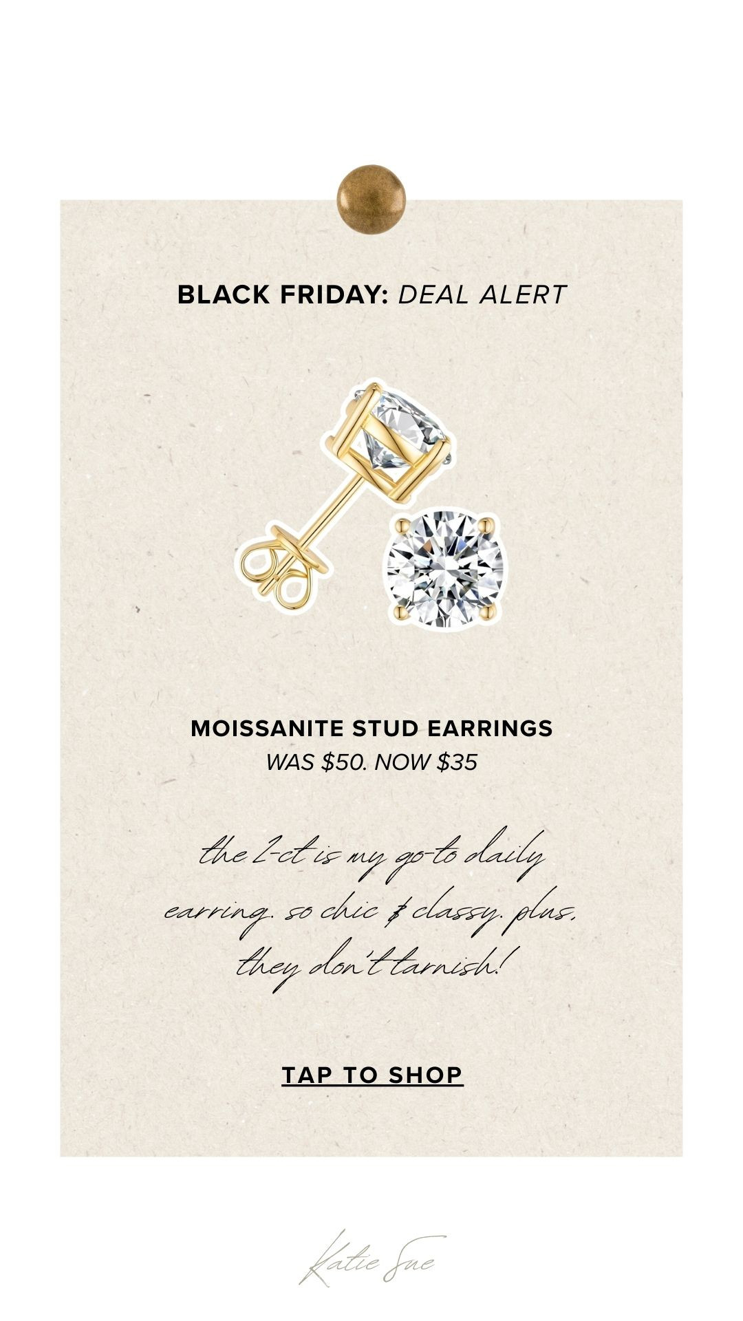 amazon black friday deal alert -- my favorite moissanite stud earrings! I have the 2ct. Would be a great gift! 

 #LTKCyberWeek #LTKGiftGuide #LTKHoliday
