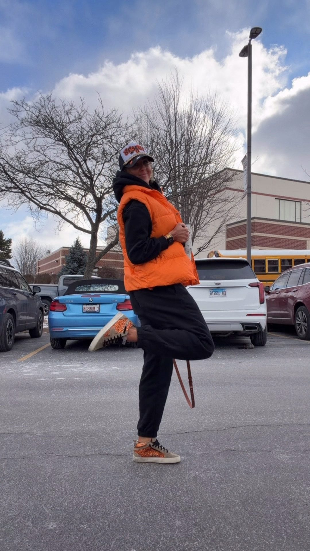 Cheer mom ootd! 

Vest-medium
Sweatset-medium 

#LTKSaleAlert #LTKTall #LTKootd