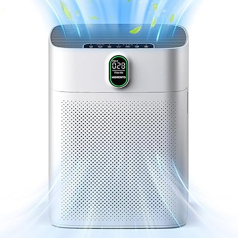 MORENTO Air Purifiers for Home Large Room up to 1076 Sq Ft with PM 2.5 Display Air Quality Sensor... | Amazon (US)