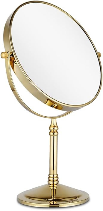 DOWRY Makeup Mirror 10x Magnification Vanity Mirror Tabletop Two-Sided Swivel Gifts for Women Wif... | Amazon (US)
