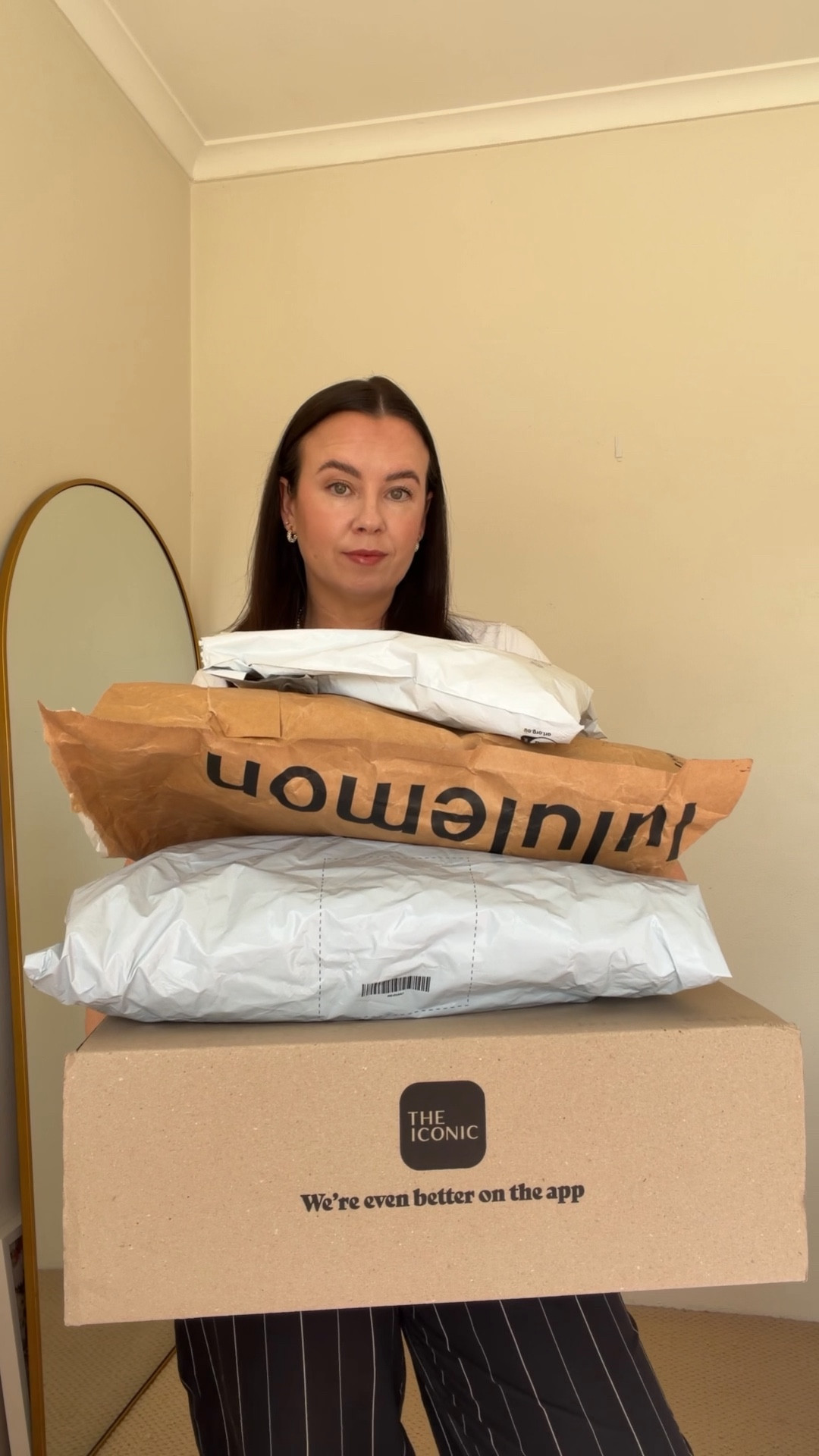 Minima Esenciales leather bomber: size 14
Witchery lace skirt: size 12
Lululemon funnel neck jacket: size L
Lululemon daydrift trousers: size L
Feather & Noise shirts & jeans (can’t link here sorry!) size 14

#LTKmidsize #LTKautumn #LTKaustralia