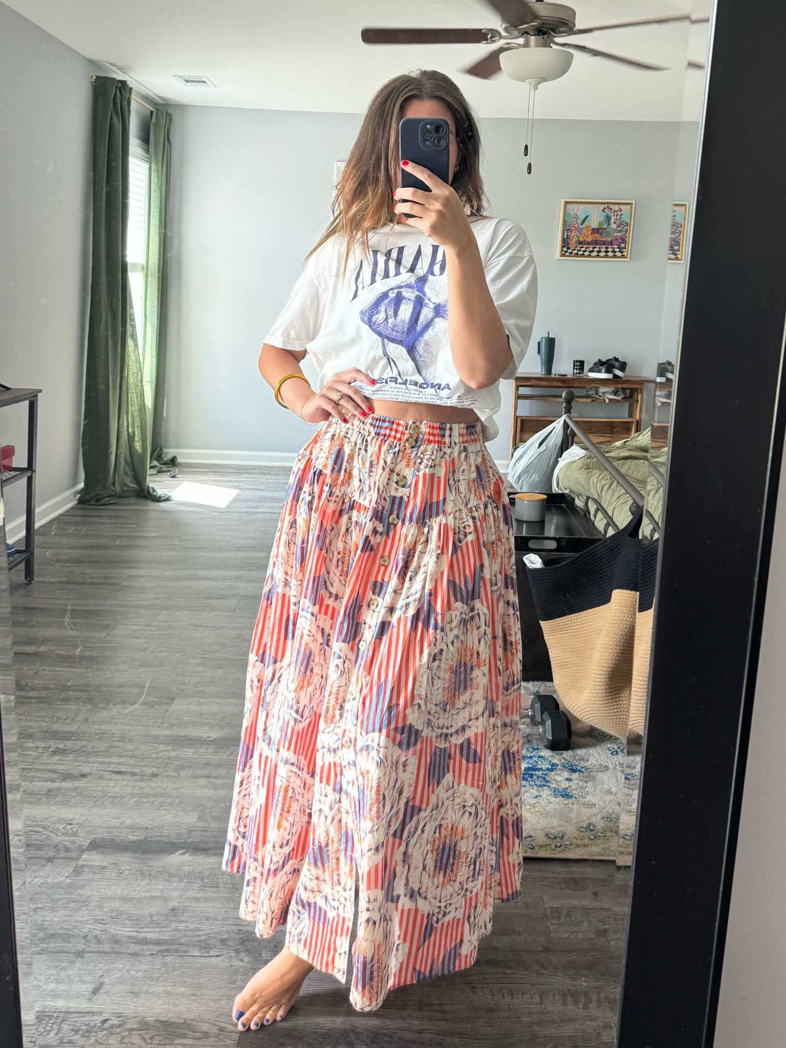 Cute option for this skirt 

#LTKMidsize #LTKFindsUnder100