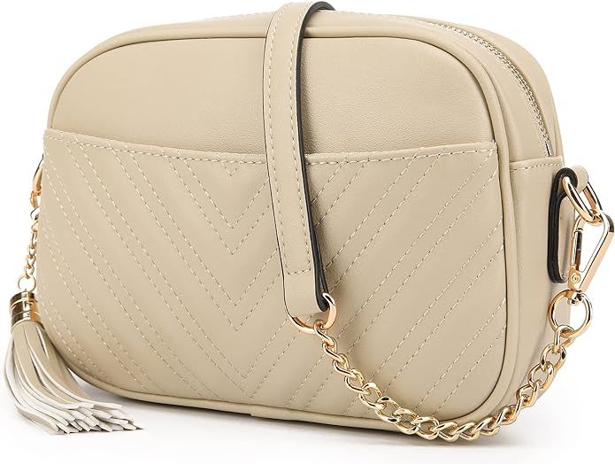 lola mae Quilted Crossbody Bag, Trendy Design Shoulder Purse | Amazon (US)