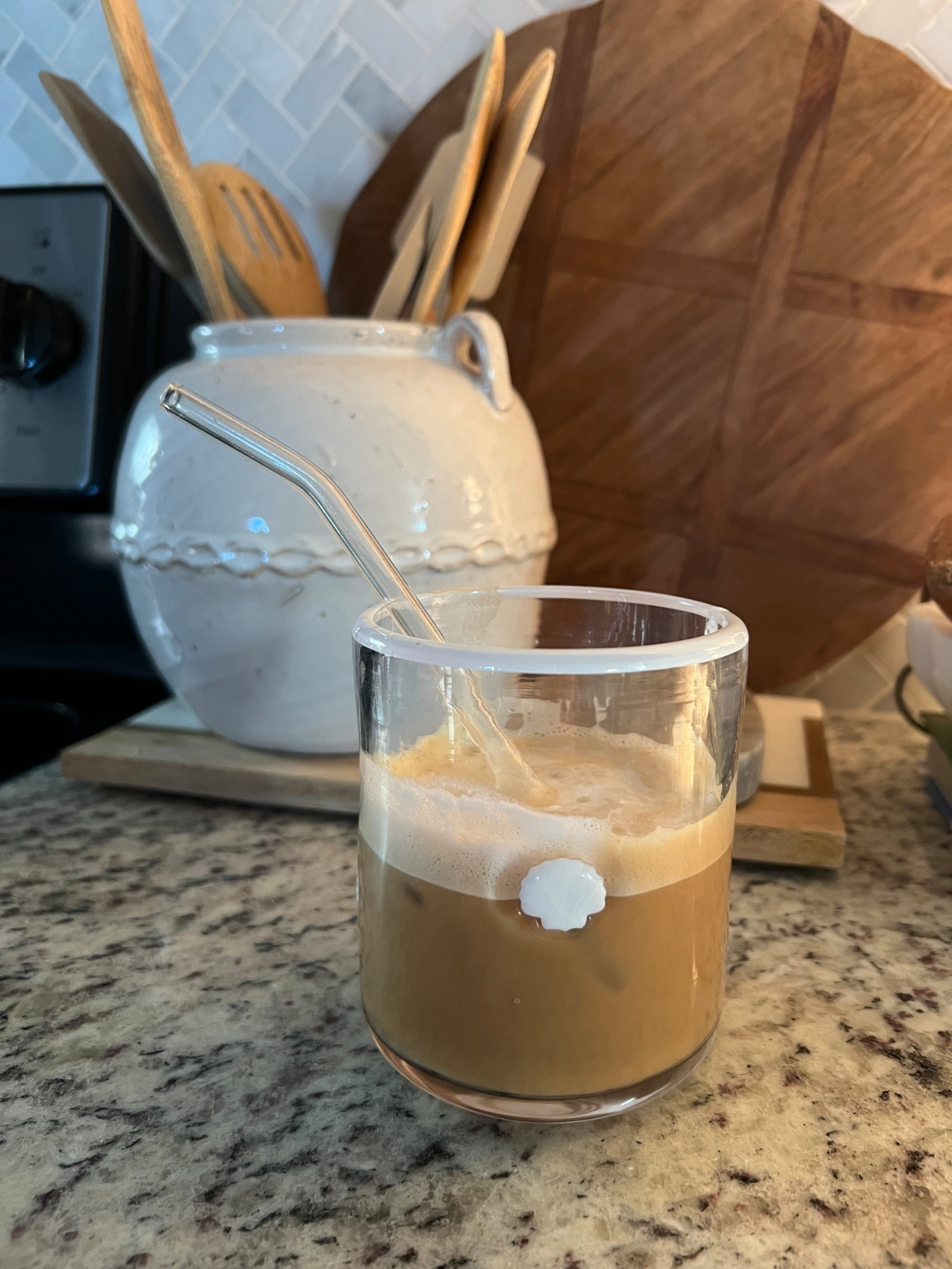 LOVE this seashell glass I got from Target!!! Definitely an Anthro dupe for only $7!!!

#LTKmorningroutine #LTKHome