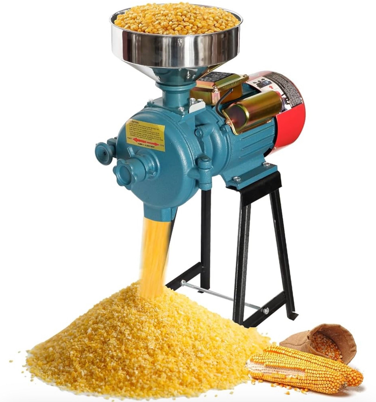  ABORON 3000W Wet & Dry Electric Grain Mill Grinder - Rice Wheat Corn Grinder Machine | Flour Mill 
We use it in our home farm  