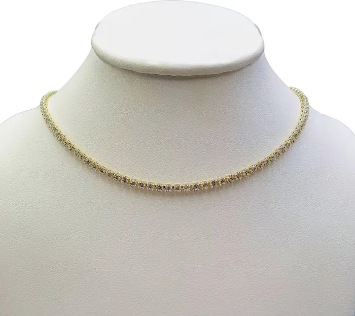 Gold-Tone Tennis Necklace | Nordstrom