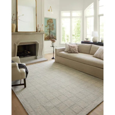 Chris Loves Julia x Loloi Francis Collection FRA-03 Silver / Sky, Contemporary Area Rug | Wayfair Professional