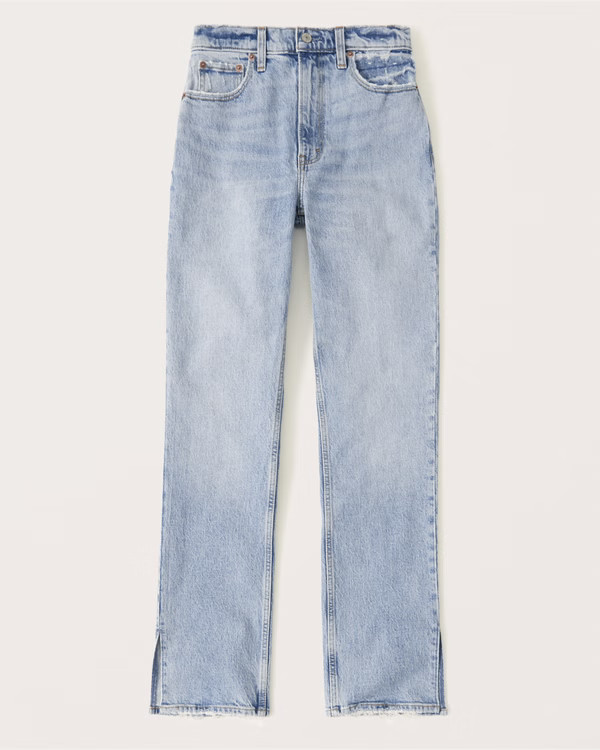 Ultra High Rise 90s Straight Jean | Abercrombie & Fitch (US)