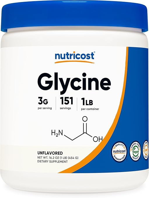 Nutricost Glycine Powder 1lb - Non-GMO, Gluten Free | Amazon (US)