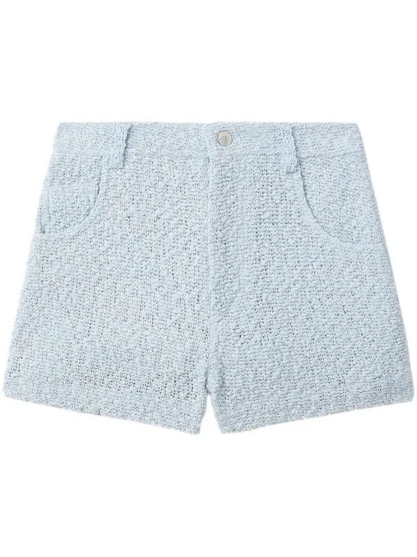 IRO high-waisted Tweed Shorts - Farfetch | Farfetch Global