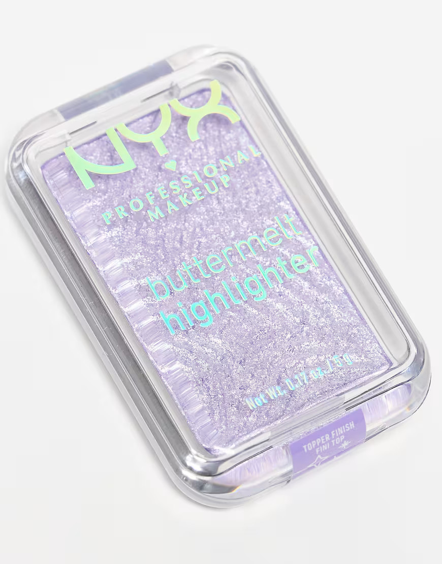 NYX Professional Makeup Buttermelt Highlighter- No 1 Butta-Purple | ASOS (Global)