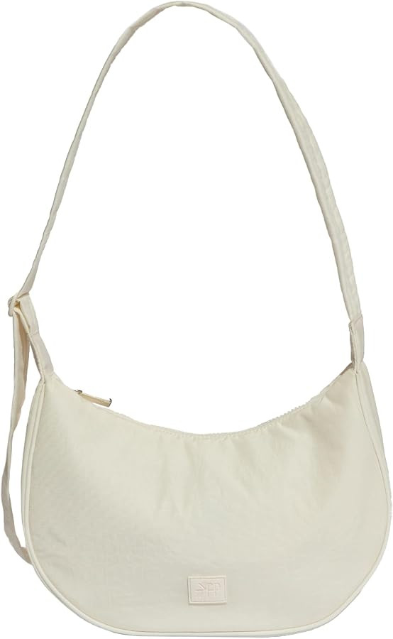 Freshly Picked Zurich Crescent Crossbody Sling Bag, Polar White | Amazon (US)