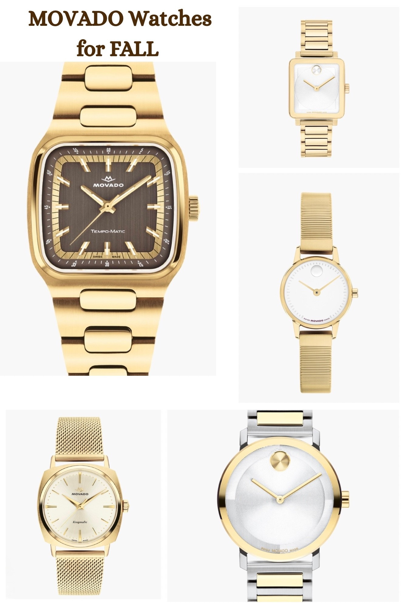 Movado watches that I love for the Fall.

#LTKdayinmylife #LTKgrwm