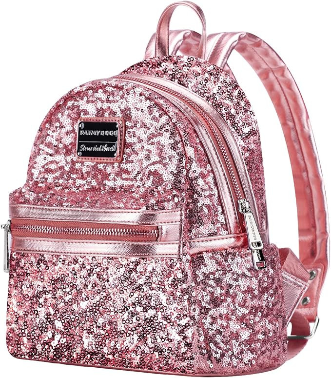 Sequin Backpack Mini Backpack for Women Girls | Amazon (US)