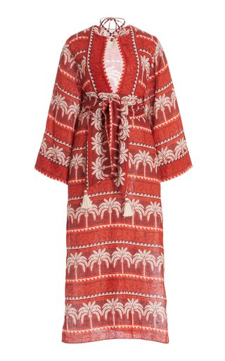 Wild Savannah Linen Maxi Tunic Dress | Moda Operandi (Global)