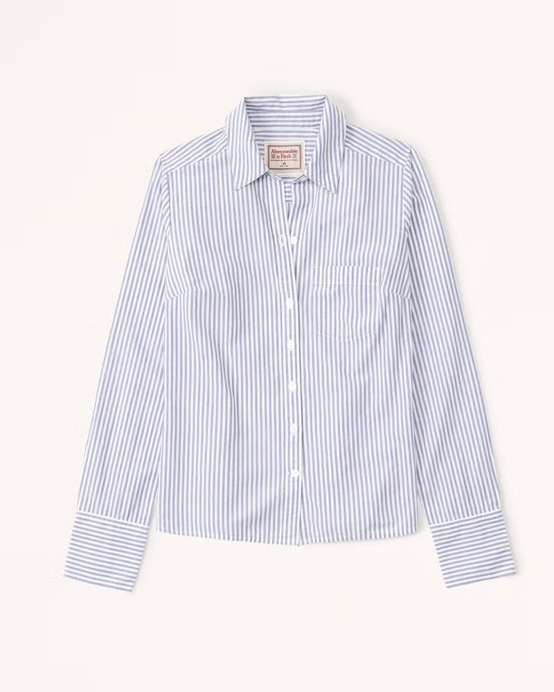 Re-Issue Slim Poplin Shirt | Abercrombie & Fitch (US)