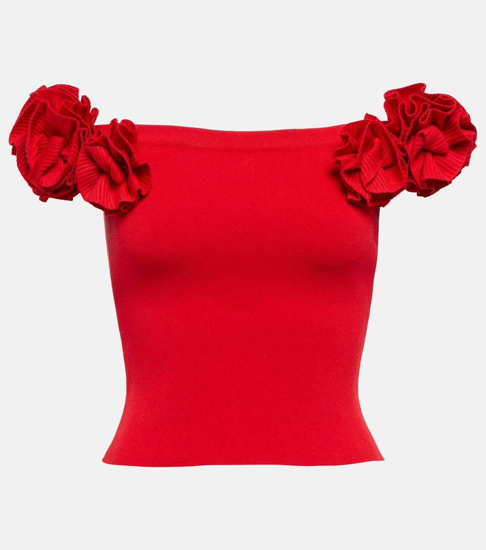 Off-shoulder corsage top | Mytheresa (INTL)