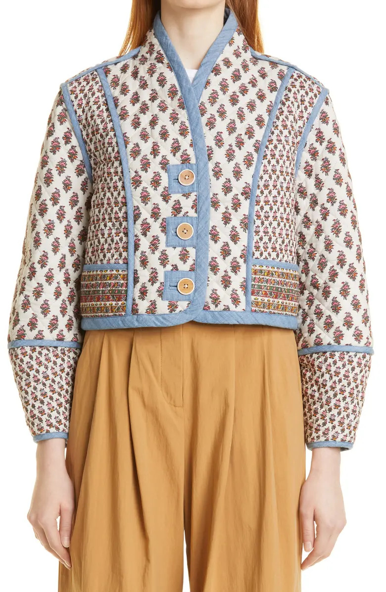 Veronica Beard Kamila Reversible Cotton Jacket | Nordstrom | Nordstrom