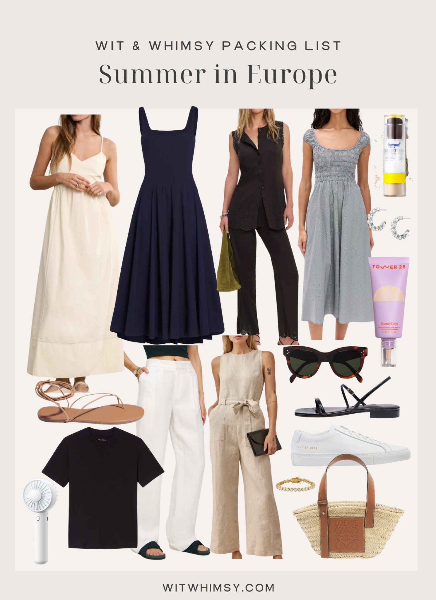 Summer in Europe packing list ideas 
Matching set
Midi dress
Linen dress
SPF
Linen pants
Linen jumpsuit
Sandals
Sneakers
Ankle wrap sandals
Summer bag
Simple jewelry
Hand fan


#LTKTravel #LTKSeasonal