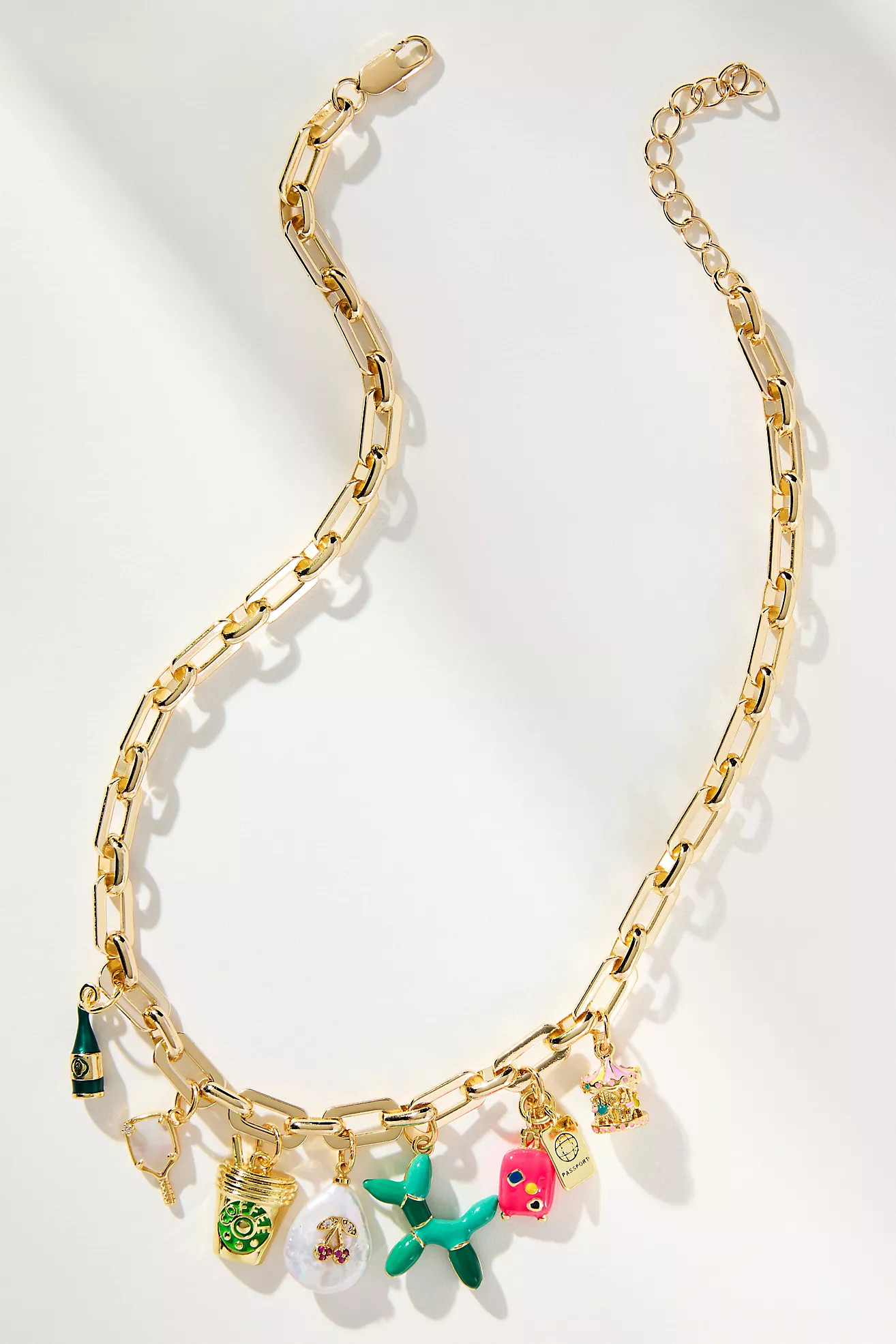 Boxbar The Jet Setter Dainty Charm Necklace | Anthropologie (US)