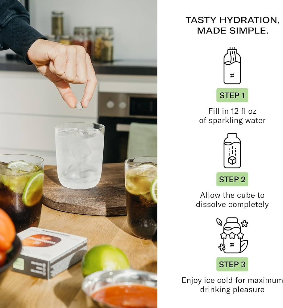 waterdrop COLA LOVE Microdrink, 24 Zero Sugar Hydration Cubes with Vitamin C and B3, B5, NO Calor... | Amazon (US)