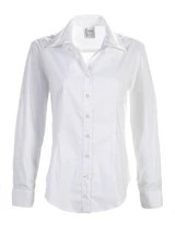 Johnny Shirt White Silky Poplin | Finley Shirts